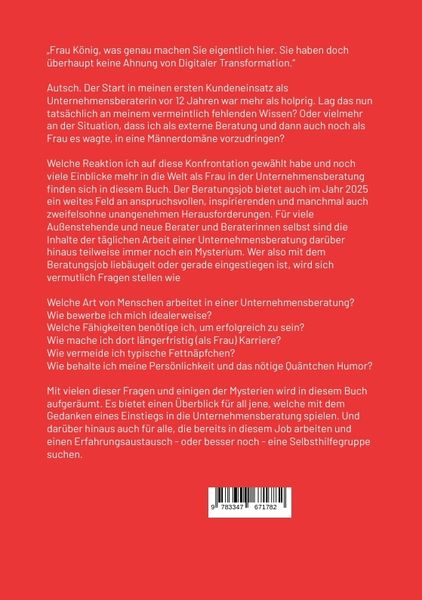 Produktbild: Unternehmensberaterin