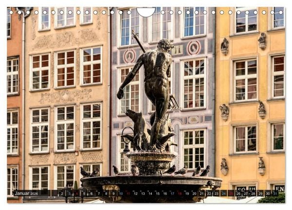 Produktbild: Sehenswertes Danzig (Wandkalender 2026 DIN A4 quer), CALVENDO Monatskalender