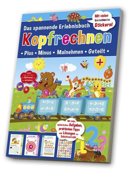 Produktbild: &Uuml;bungs- & Erlebnisbuch: Kopfrechnen Grundschule