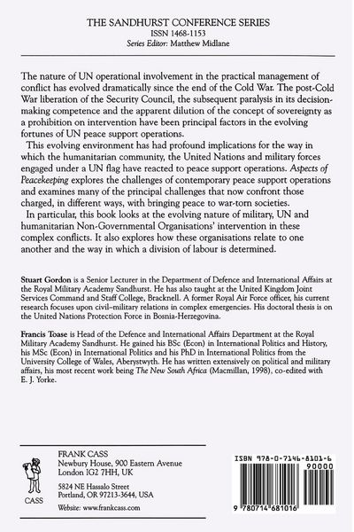 Produktbild: Aspects of Peacekeeping