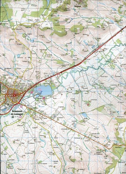 Produktbild: Beaumont-de-Lomagne.St-Clar 1:25 000