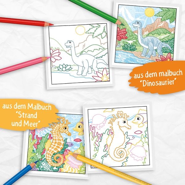 Produktbild: Zauberpapier Malbuch Strand und Meer