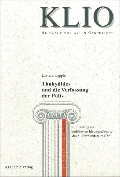 Produktbild: Thukydides und die Verfassung der Polis