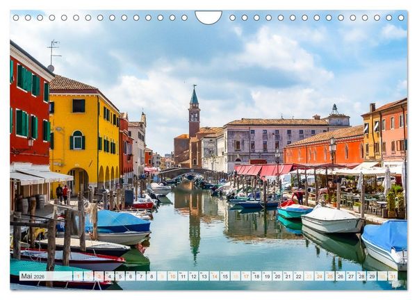 Produktbild: ItalienReise Venedig Chioggia Comacchio (Wandkalender 2026 DIN A4 quer), CALVENDO Monatskalender