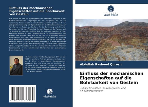 Einfluss der mechanischen Eigenschaften auf die Bohrbarkeit von Gestein, Taschenbuch von Abdullah Rasheed Qureshi, Verlag Unser Wissen, 9786207631889