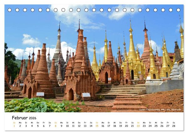 Produktbild: Bezauberndes Asien 2026 (Tischkalender 2026 DIN A5 quer), CALVENDO Monatskalender