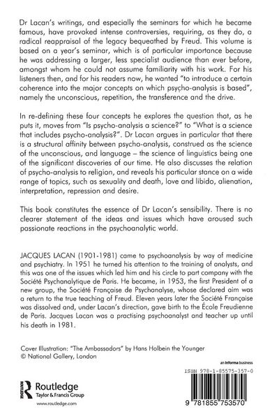 Produktbild: The Four Fundamental Concepts of Psycho-Analysis