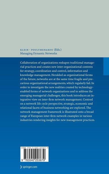 Produktbild: Managing Dynamic Networks