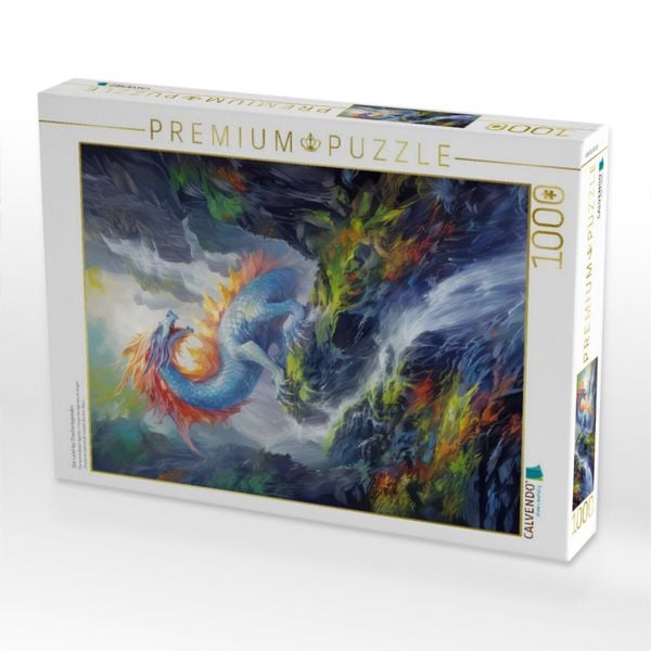 Produktbild: CALVENDO Puzzle Das Land der Drachenlegenden | 1000 Teile Lege-Gr&ouml;&szlig;e 64x48cm Foto-Puzzle f&uuml;r gl&uuml;ckliche Stunden