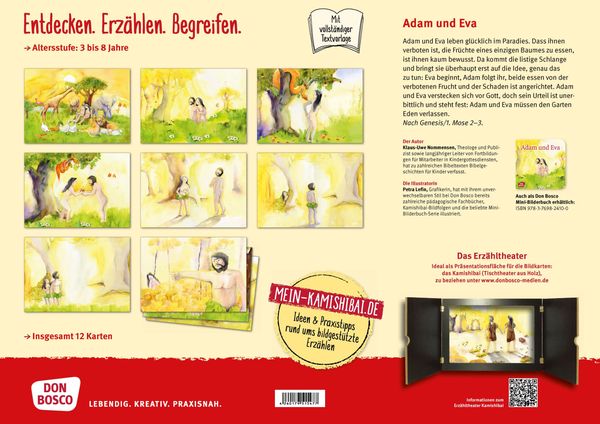 Produktbild: Adam und Eva. Kamishibai Bildkartenset