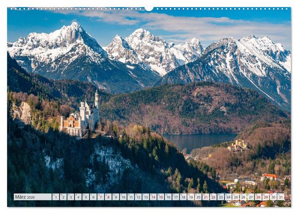 Produktbild: Bayerisches Alpenparadies (hochwertiger Premium Wandkalender 2026 DIN A2 quer), Kunstdruck in Hochglanz