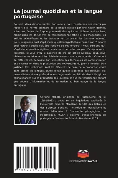 Produktbild: Le journal quotidien et la langue portugaise