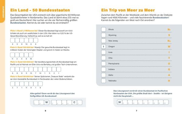 Produktbild: USA I Wissen in R&auml;tseln