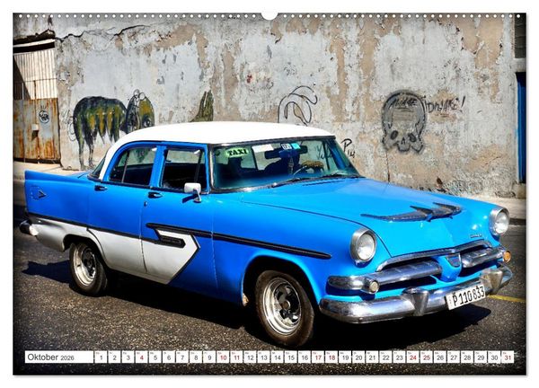 Produktbild: DODGE '55 (hochwertiger Premium Wandkalender 2026 DIN A2 quer), Kunstdruck in Hochglanz