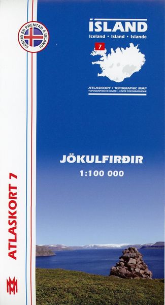 Produktbild: Island Atlaskort 07 J&ouml;kulfirdir 1:100.000