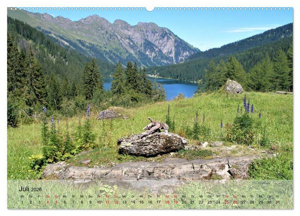Produktbild: Saanenland. Ein Kalender aus dem Berner Oberland (hochwertiger Premium Wandkalender 2026 DIN A2 quer), Kunstdruck in Hochglanz