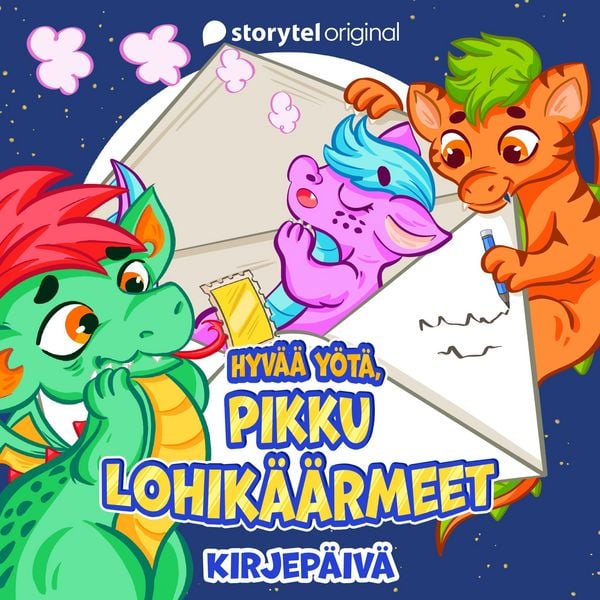 Produktbild: Hyv&auml;&auml; y&ouml;t&auml;, pikku lohik&auml;&auml;rmeet K1O3