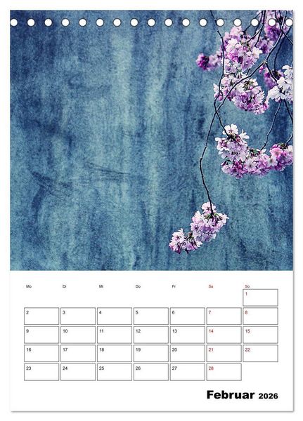 Produktbild: Mauerbl&uuml;mchen - Poesie im Allt&auml;glichen als Monatsplaner (Tischkalender 2026 DIN A5 hoch), CALVENDO Monatskalender