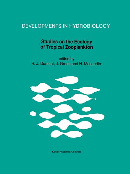 Produktbild: Studies on the Ecology of Tropical Zooplankton
