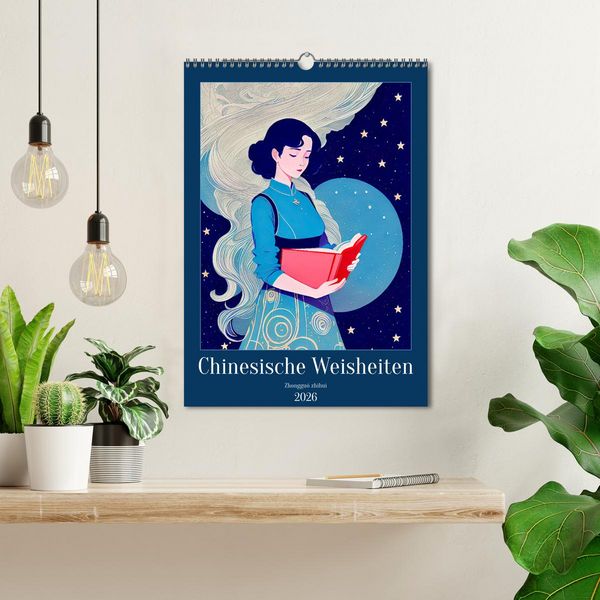 Produktbild: Chinesische Weisheiten. Zhonggu&oacute; zh&igrave;hu&igrave; (Wandkalender 2026 DIN A3 hoch), CALVENDO Monatskalender