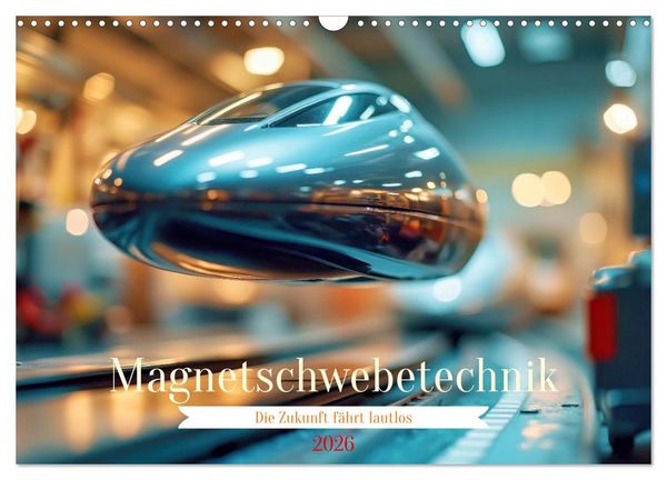 Produktbild: Magnetschwebetechnik (Wandkalender 2026 DIN A3 quer), CALVENDO Monatskalender