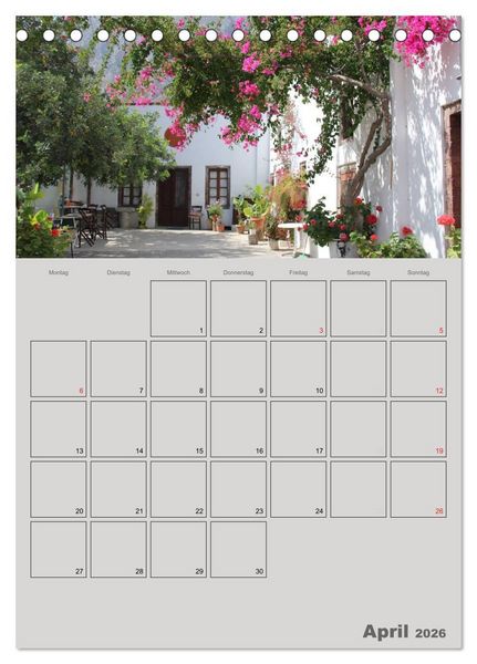 Produktbild: Kykladen, Perlen der &Auml;g&auml;is (Tischkalender 2026 DIN A5 hoch), CALVENDO Monatskalender