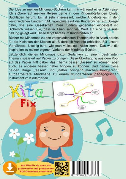 Produktbild: KitaFix-Mindmap Kneipp (Fertig ausgearbeitete Gedankenlandkarten f&uuml;r die Vorschularbeit in Kindergarten und Kita)