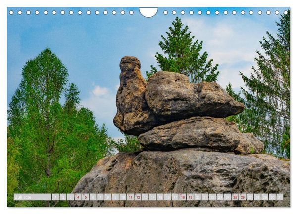Produktbild: Naturpark Zittauer Gebirge (Wandkalender 2026 DIN A4 quer), CALVENDO Monatskalender
