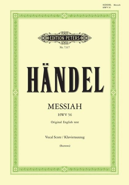Produktbild: Messiah [Der Messias] HWV 56 / URTEXT