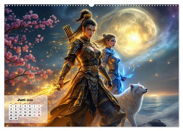 Produktbild: Wilde Seelen (Wandkalender 2026 DIN A2 quer), CALVENDO Monatskalender