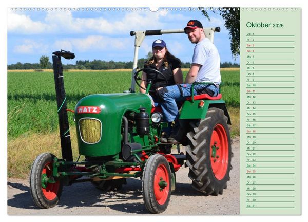 Produktbild: Oldtimer-Trecker on Tour (hochwertiger Premium Wandkalender 2026 DIN A2 quer), Kunstdruck in Hochglanz