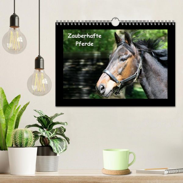 Produktbild: Zauberhafte Pferde (Wandkalender 2026 DIN A4 quer), CALVENDO Monatskalender