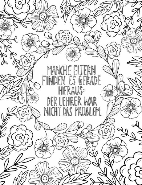 Produktbild: Malbuch f&uuml;r Lehrerinnen