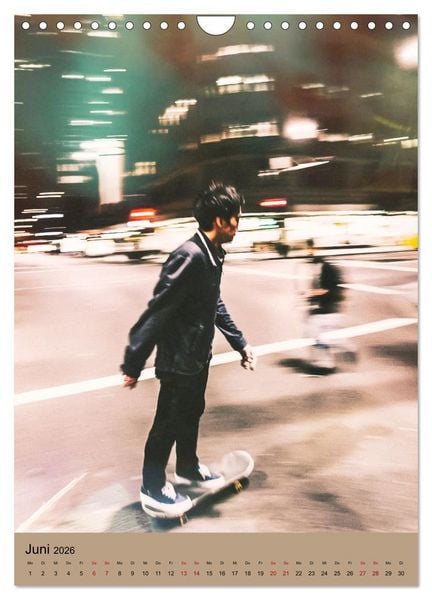 Produktbild: Skateboarding - einfach Spa&szlig; (Wandkalender 2026 DIN A4 hoch), CALVENDO Monatskalender