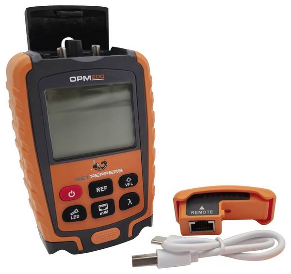 Produktbild: NetPeppers Glasfaserpr&uuml;fger&auml;t NP-FIBER-OPM200 Pocket Power Meter OPM200