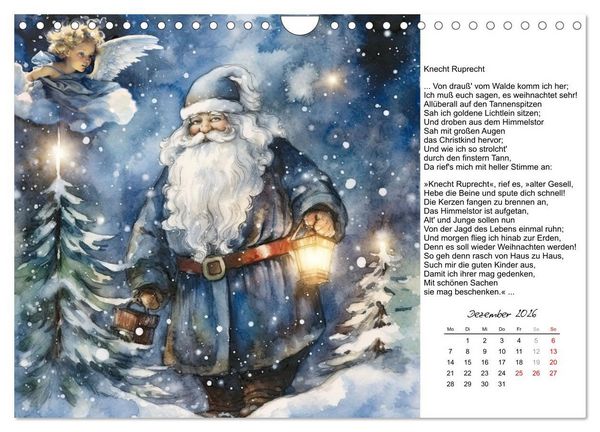 Produktbild: Gedichte von Theodor Storm (Wandkalender 2026 DIN A4 quer), CALVENDO Monatskalender