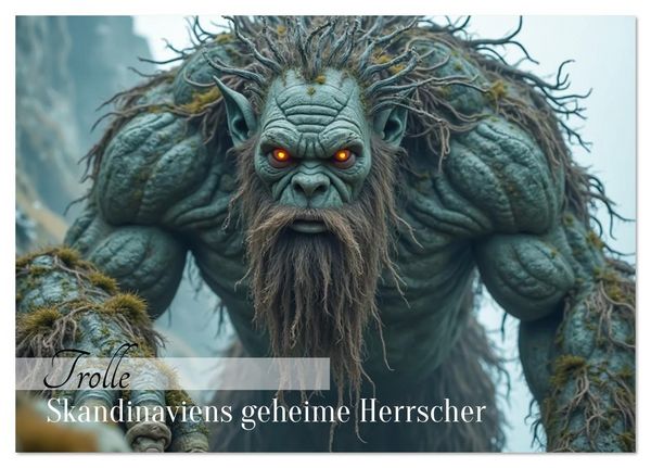 Trolle - Skandinaviens geheime Herrscher (Tischkalender 2026 DIN A5 quer), CALVENDO Monatskalender