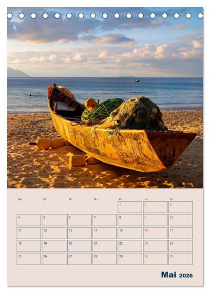 Produktbild: Mahe - Inselparadies der Seychellen (Tischkalender 2026 DIN A5 hoch), CALVENDO Monatskalender