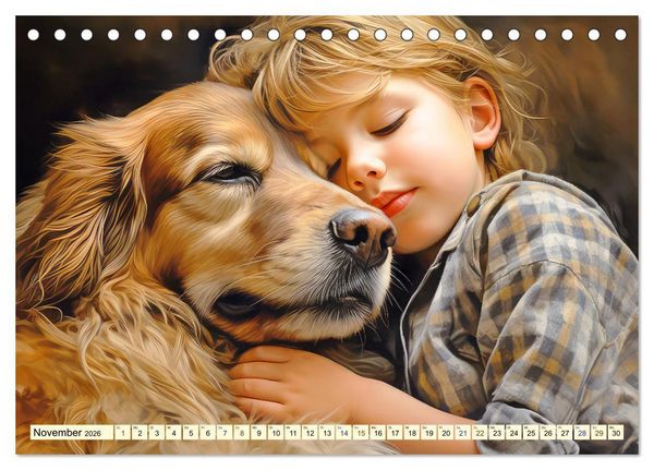 Produktbild: Emotionale Freundschaft (Tischkalender 2026 DIN A5 quer), CALVENDO Monatskalender