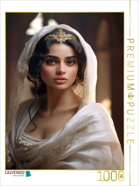 CALVENDO Puzzle Arabische Prinzessin | 1000 Teile Lege-Größe 64x48cm Foto-Puzzle für glückliche Stunden