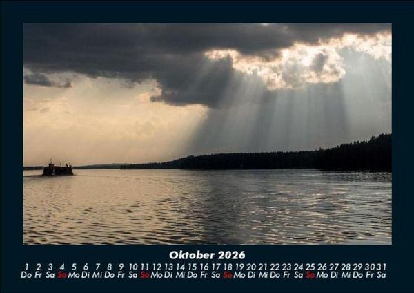 Produktbild: Die Seen der Erde 2026 Fotokalender DIN A5