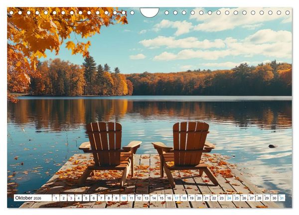 Produktbild: Momente der Stille (Wandkalender 2026 DIN A4 quer), CALVENDO Monatskalender