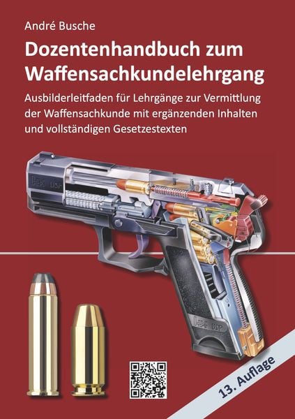 Produktbild: Dozentenhandbuch zum Waffensachkundelehrgang