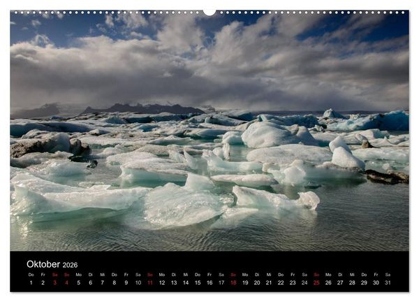 Produktbild: Faszination Island (Wandkalender 2026 DIN A2 quer), CALVENDO Monatskalender