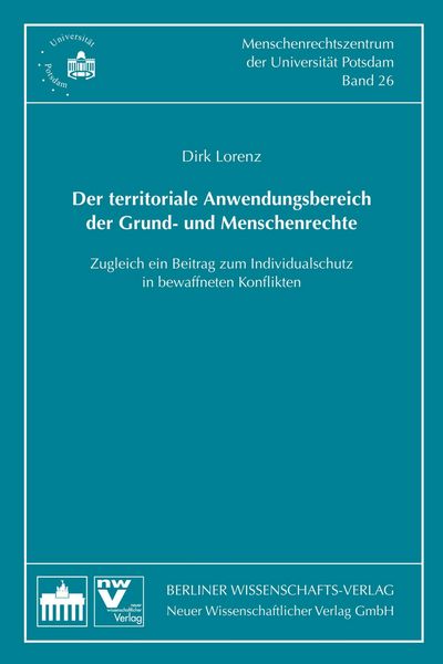 Produktbild: Der territoriale Anwendungsbereich der Grund- und Menschenrechte