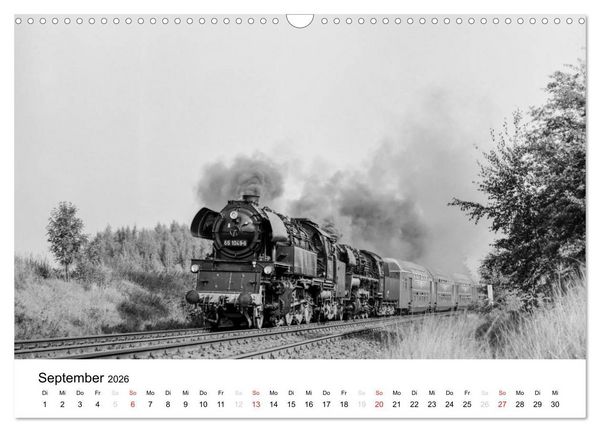 Produktbild: Dampfloks in der DDR (Wandkalender 2026 DIN A3 quer), CALVENDO Monatskalender