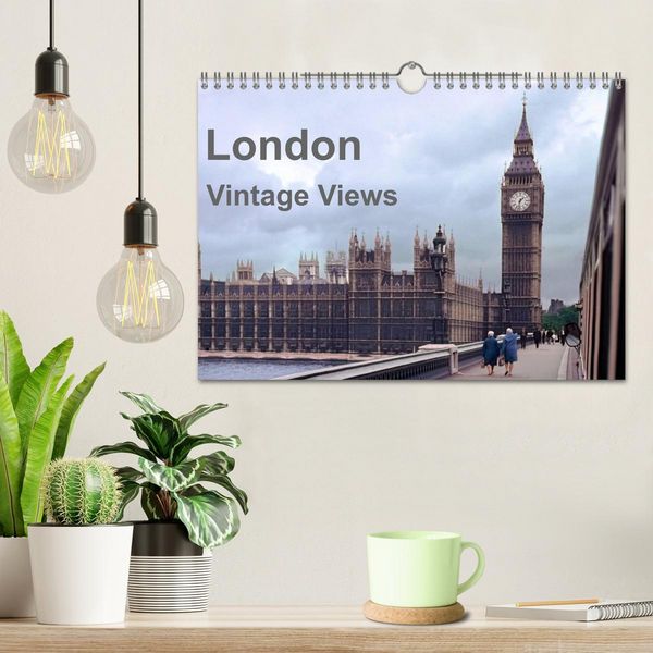 Produktbild: London - Vintage Views (Wandkalender 2026 DIN A4 quer), CALVENDO Monatskalender
