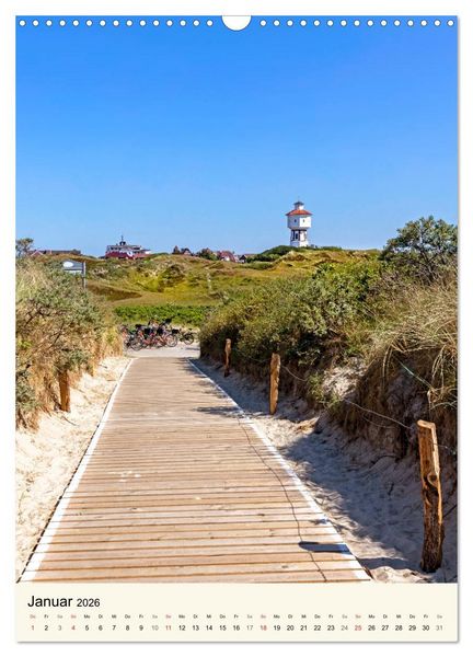 Produktbild: LANGEOOG Strandspaziergang (Wandkalender 2026 DIN A3 hoch), CALVENDO Monatskalender