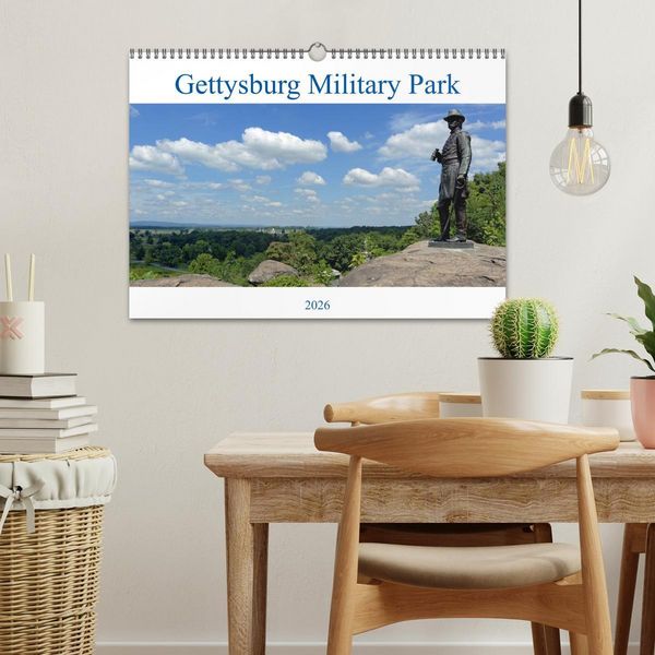 Produktbild: Gettysburg Military Park (Wandkalender 2026 DIN A3 quer), CALVENDO Monatskalender