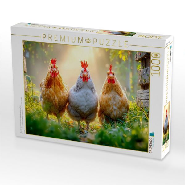 Produktbild: CALVENDO Puzzle Drei, die gemeinsam auf Entdeckungstour gehen | 1000 Teile Lege-Gr&ouml;&szlig;e 64x48cm Foto-Puzzle f&uuml;r gl&uuml;ckliche Stunden